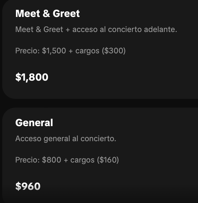 PRECIOS MISSAVERSO GUADALAJARA 2026 FORO BOLETOMOVIL