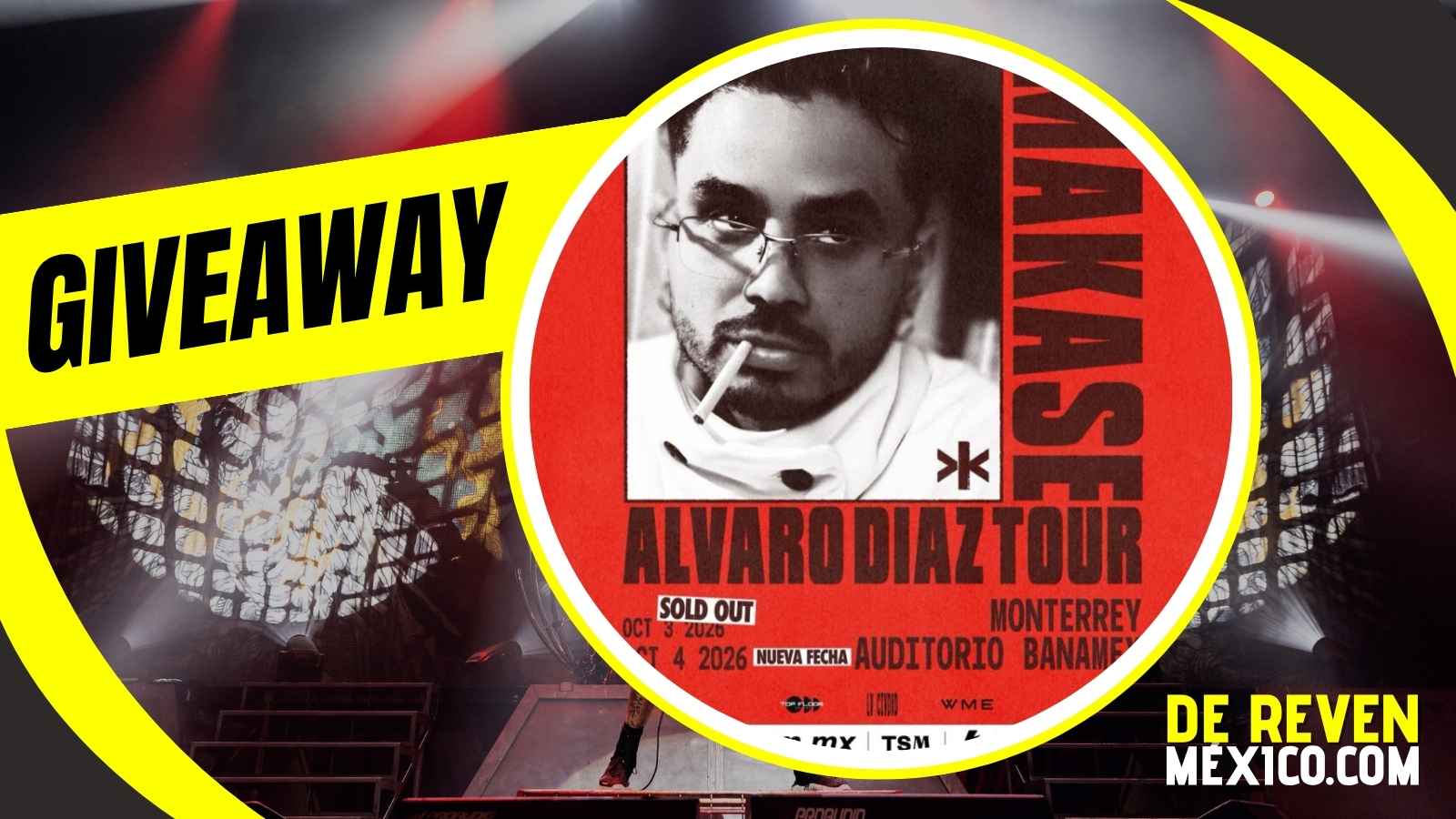 ÁLVARO DÍAZ GIVEAWAY 2026 AUDITORIO BANAMEX