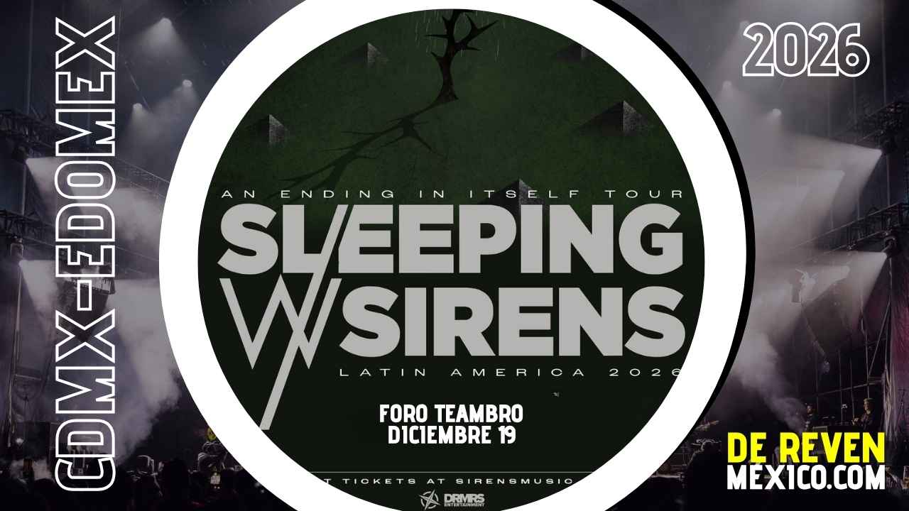 SLEEPING WITH SIRENS CDMX 2026 FORO TEAMBRO