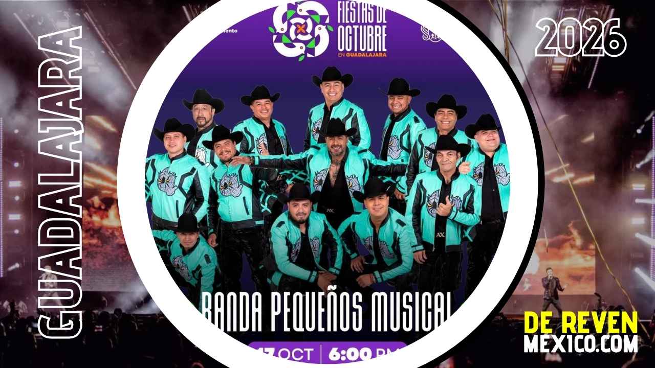 BANDA PEQUEÑOS MUSICAL FIESTAS DE OCTUBRE 2026 AUDITORIO JALISCO