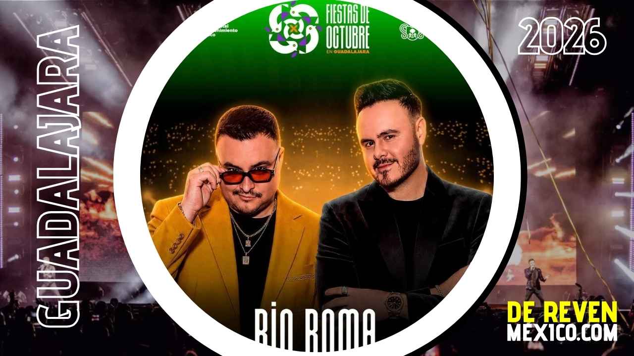 RÍO ROMA FIESTAS DE OCTUBRE 2026 AUDITORIO JALISCO
