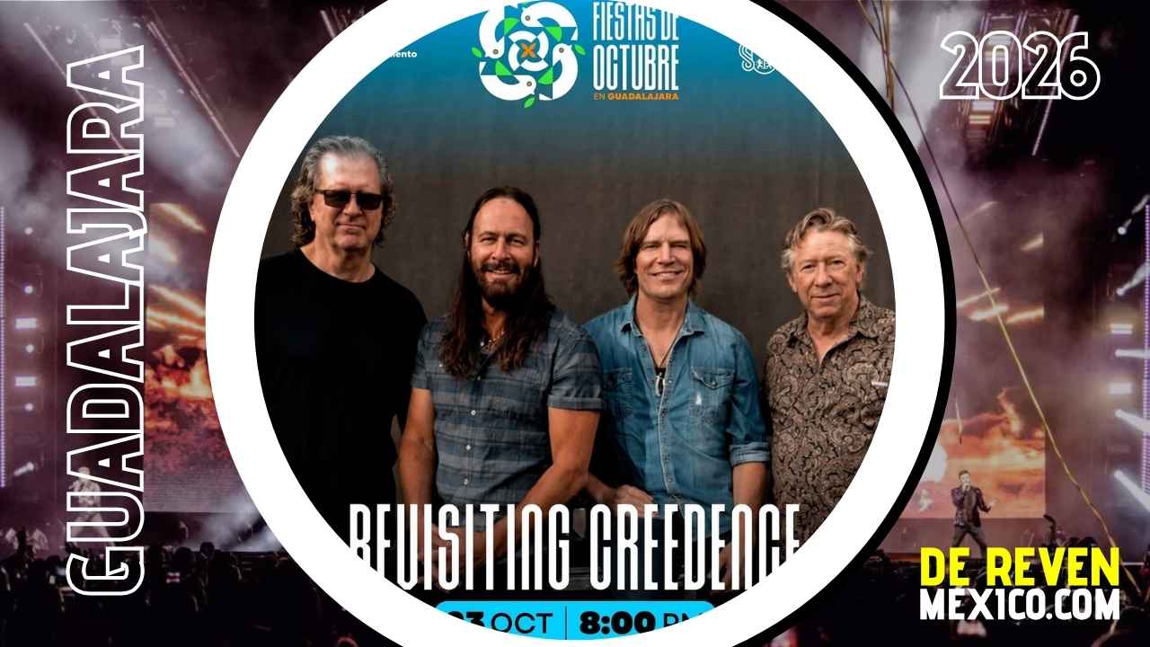 REVISITING CREEDENCE FIESTAS DE OCTUBRE 2026 AUDITORIO JALISCO