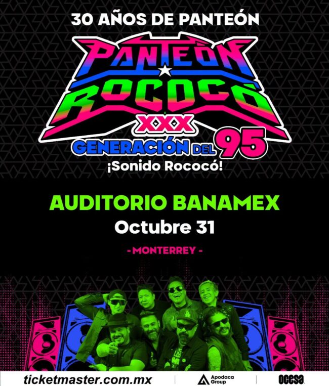 PANTEÓN ROCOCÓ GIVEAWAY 2026 AUDITORIO BANAMEX