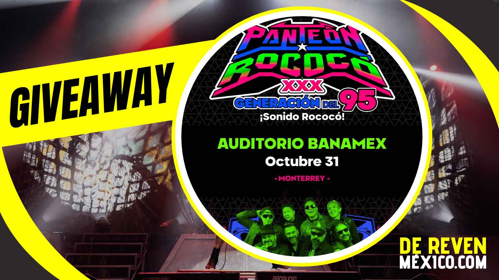 PANTEÓN ROCOCÓ GIVEAWAY 2026 AUDITORIO BANAMEX